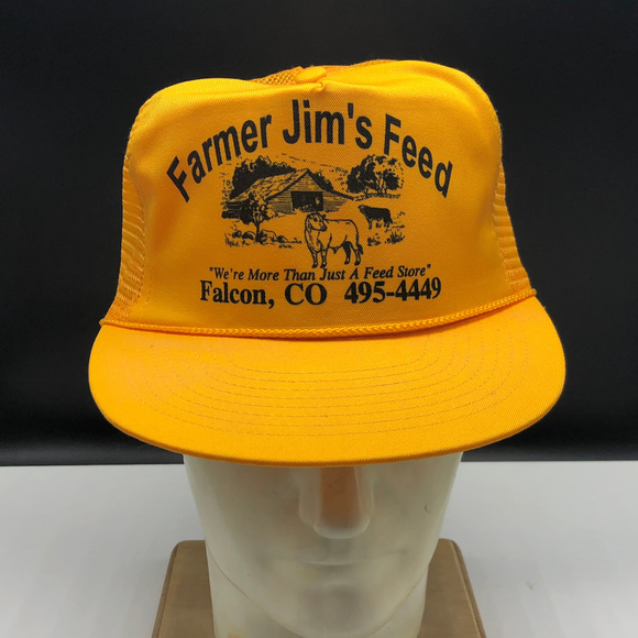 yellow trucker hat